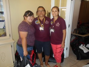 Team Photo of three women